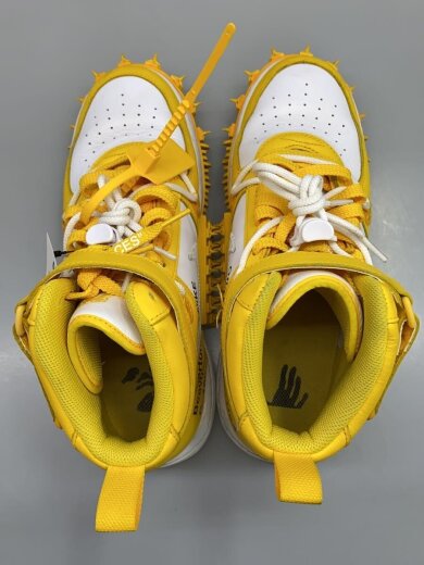 商品画像：OFF-WHITE X AIR FORCE 1 MID_オフホワイト X エアフォース 1 ミッド/28cm/YLW 3