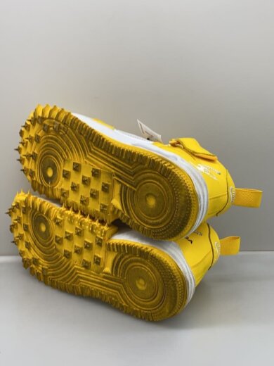 商品画像：OFF-WHITE X AIR FORCE 1 MID_オフホワイト X エアフォース 1 ミッド/28cm/YLW 4