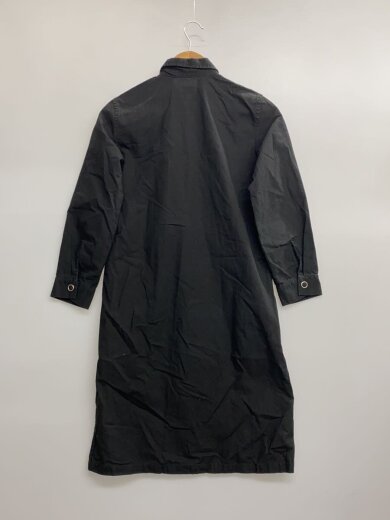 商品画像：シャツワンピース/1/コットン/BLK/無地// 2