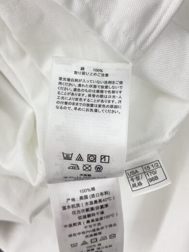 商品画像：長袖シャツ/15.5/コットン/WHT 5
