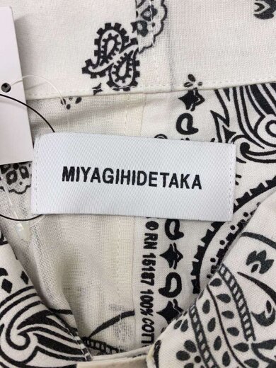商品画像：長袖シャツ/3/コットン/WHT/ペーズリー// 3
