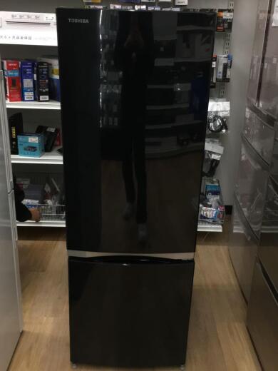 画像：TOSHIBA冷蔵庫・冷凍庫 GR-M17BS(K) [ピュアブラック]1