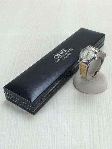 画像：ORISポインターデイト 自動巻腕時計 7405/アナログ/レザー/ケース付7