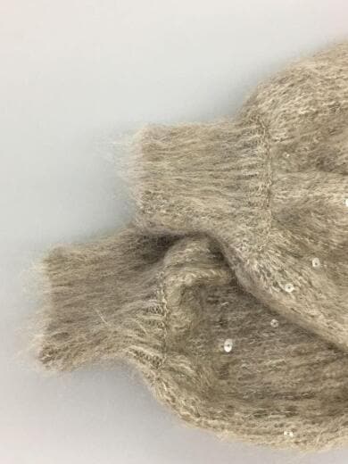 画像：BRUNELLO CUCINELLIジップカーディガン(厚手)/S/モヘア/BEG/スパンコール6