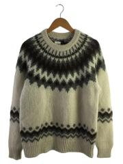 ノルディックニット/20AW/セーター(厚手)/3/ウール/GRY