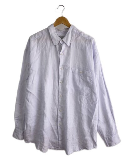 商品画像：長袖シャツ/XL/コットン/BLU/無地// 1