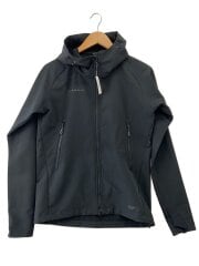 ナイロンジャケット/XS/ナイロン/BLK/無地