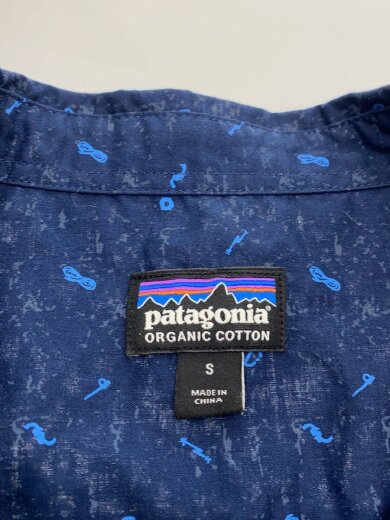 商品画像：半袖シャツ/S/コットン/NVY/総柄/52691 3