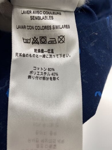 商品画像：半袖シャツ/S/コットン/NVY/総柄/52691 4