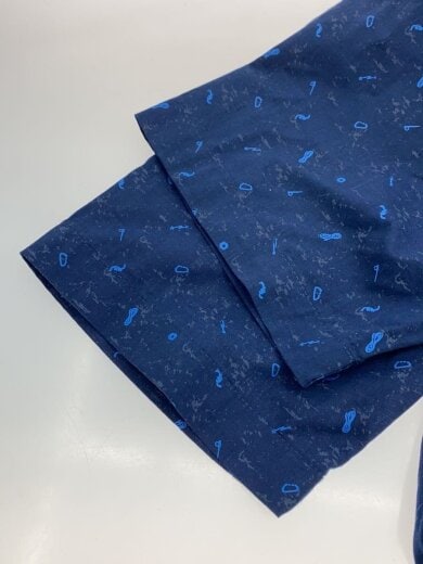 商品画像：半袖シャツ/S/コットン/NVY/総柄/52691 5