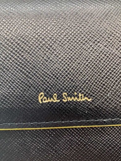 商品画像：3つ折り財布/レザー/BLK/無地/メンズ 3