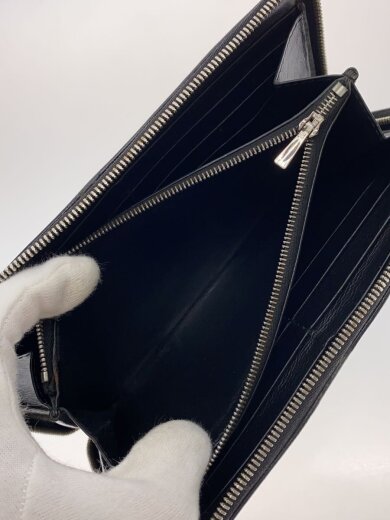 商品画像：長財布/レザー/BLK/メンズ 5