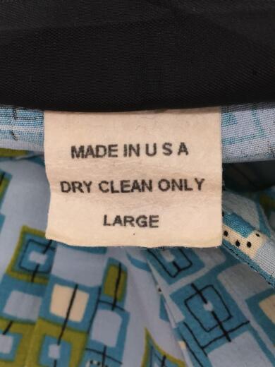 画像：その他ブランド90s/KWEEJIBO CLOTHING/半袖シャツ/L/レーヨン/BLU4