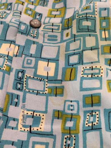 画像：その他ブランド90s/KWEEJIBO CLOTHING/半袖シャツ/L/レーヨン/BLU7