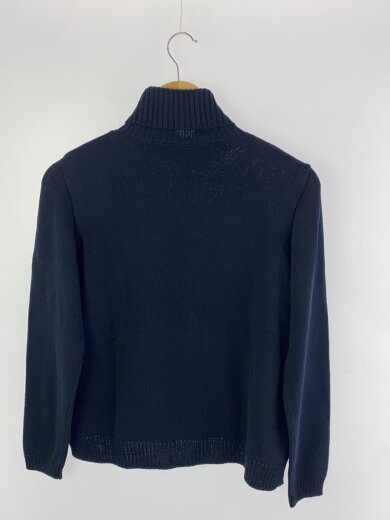 画像：45rpmタートルネック ポケット付コットンニット・セーター(薄手)/2/コットン/NVY2