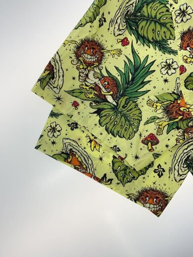 商品画像：半袖シャツ/L/コットン/YLW/総柄 5