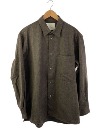 商品画像：長袖シャツ/L/ウール/GRY/51-10-822004 1