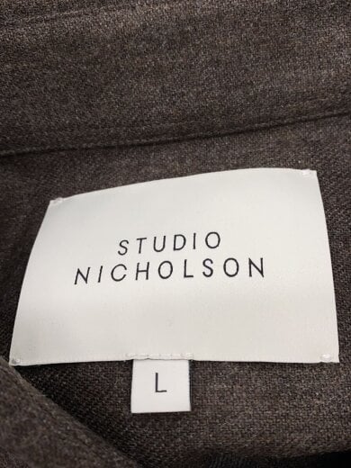 商品画像：長袖シャツ/L/ウール/GRY/51-10-822004 3