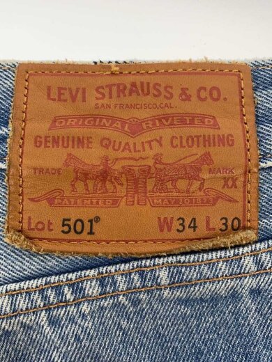 商品画像：501/ミッキーマウス/釦裏3269/デニムパンツ/34/コットン/IDG/総柄 4