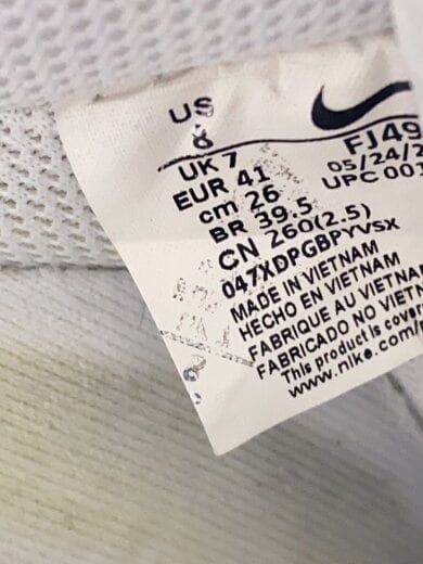 商品画像：AIR FORCE1 SP/26cm/WHT/FJ4908-100 5