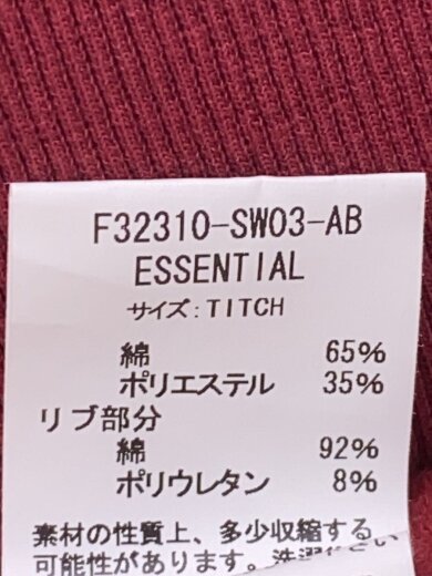 商品画像：ESSENTIAL/パーカー/TITCH/--/コットン/BRD/F32310-SW03 4