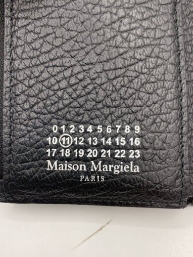 商品画像：4ステッチ33つ折りウォレット/財布/レザー/BLK/メンズ 3