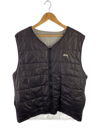 商品画像：中綿ベスト/XL/ナイロン/BLK 1