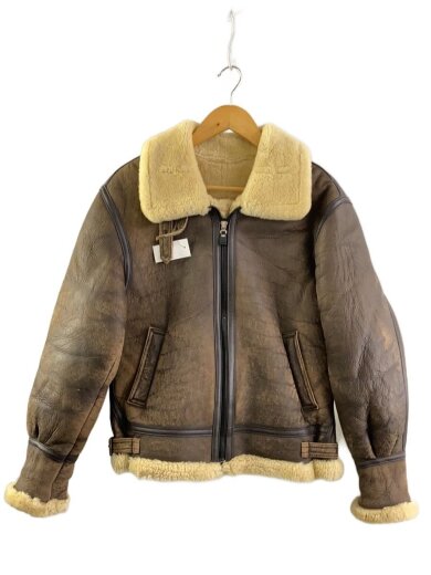 商品画像：ニシノインターナショナル/B-3/ムートンジャケット/M/レザー/BRW 1