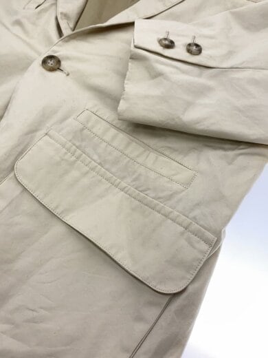 商品画像：80s/テーラードジャケット/38/コットン/BEG 5