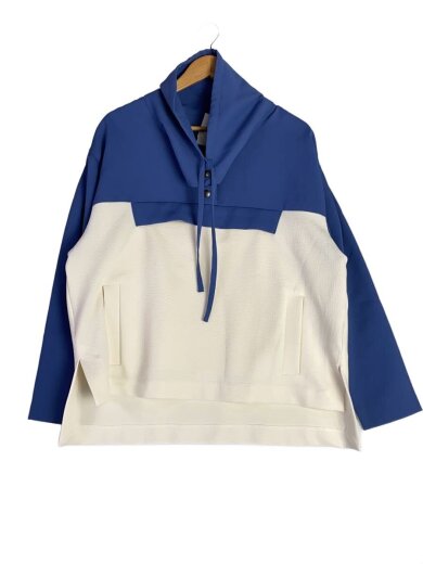 商品画像：Mode anorak/FREE/ポリエステル/BLU/WHT/バイカラー/4601SS30-0471// 1