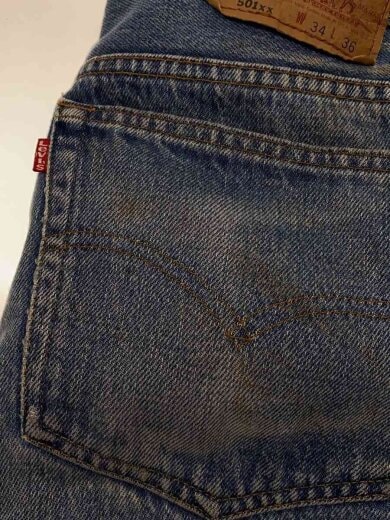 商品画像：デニムパンツ/94年製/501XX/ボタン裏555/米国製/34/コットン/IDG/バレンシア// 5