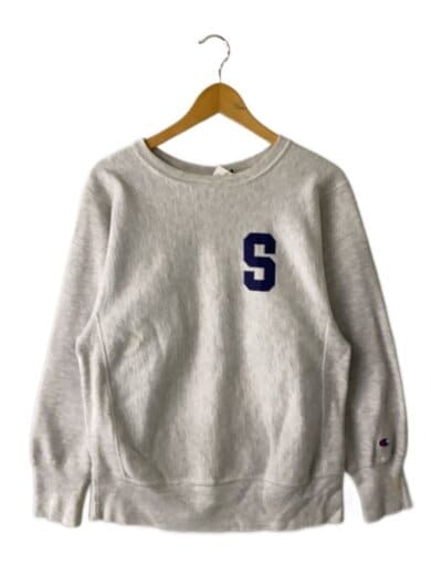 商品画像：reverse weave/90s/刺繍タグ/両面プリント/スウェット/M/コットン/GRY/USA製// 1