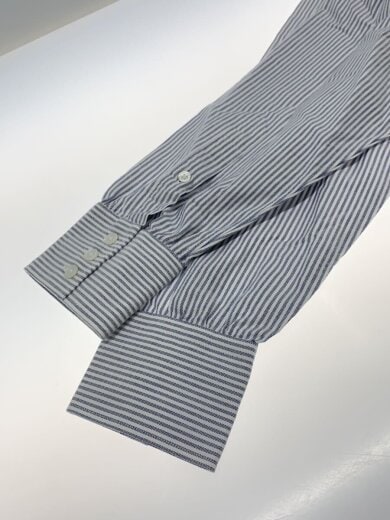 商品画像：BRITISH MADE/長袖シャツ/L/コットン/BLU/ストライプ// 4