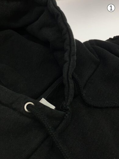 商品画像：PIPING WIDE PARKA/パーカー/S/コットン/BLK/yk19aw0057cs// 7