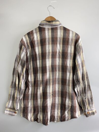 商品画像：90s/USA製/ネルシャツ/L/コットン/BRW// 2