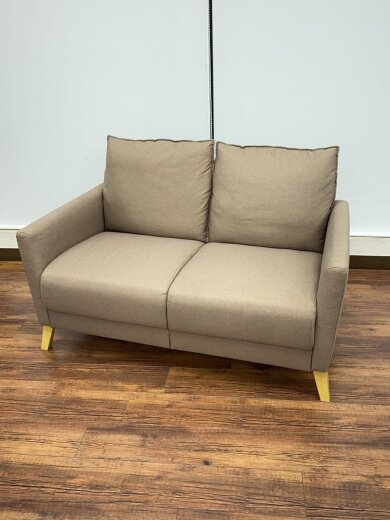 画像：IRIS OHYAMA2人掛けソファ/BRW/FSFX-2P1