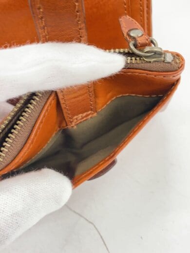 商品画像：2つ折り財布/レザー/BRW/無地/メンズ 6