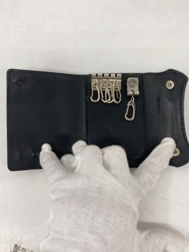 商品画像：キーケース/レザー/BLK/メンズ 4