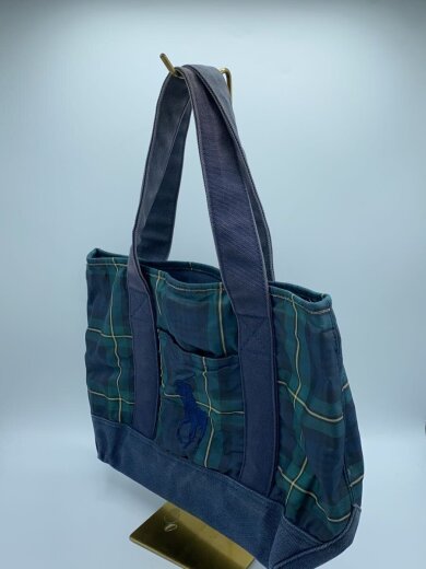 商品画像：ハンドバッグ/コットン/NVY 2