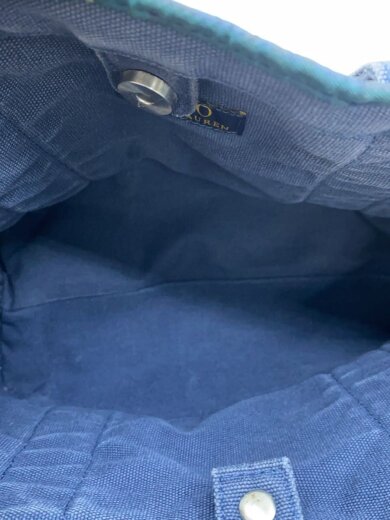 商品画像：ハンドバッグ/コットン/NVY 6