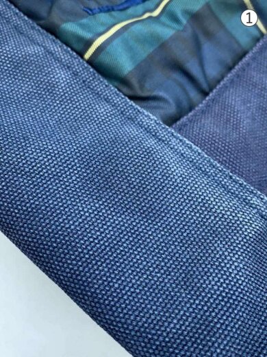 商品画像：ハンドバッグ/コットン/NVY 7