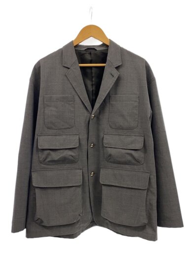 商品画像：テーラードジャケット/S/ウール/GRY/11-16-1894-803// 1