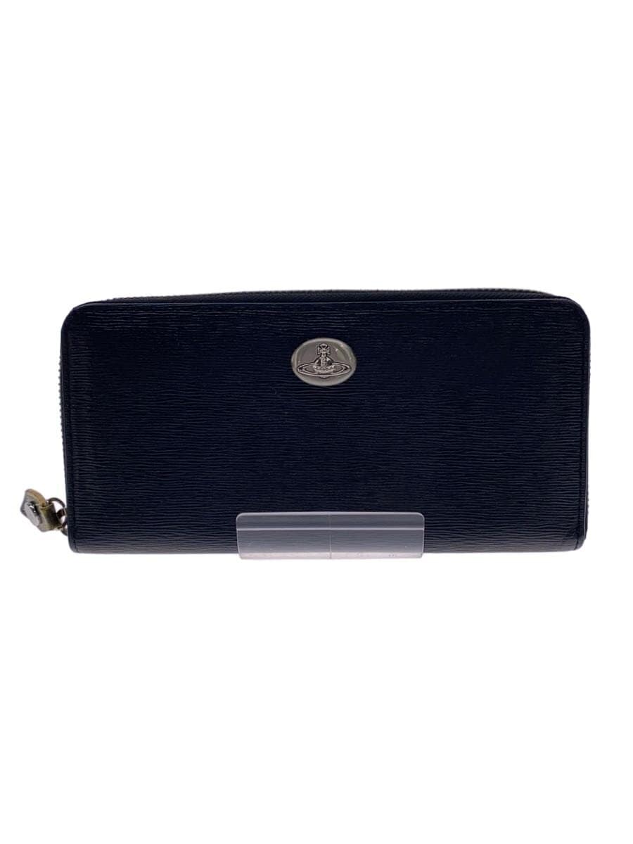 Vivienne Westwood / 長財布/レザー/BLK/メンズ