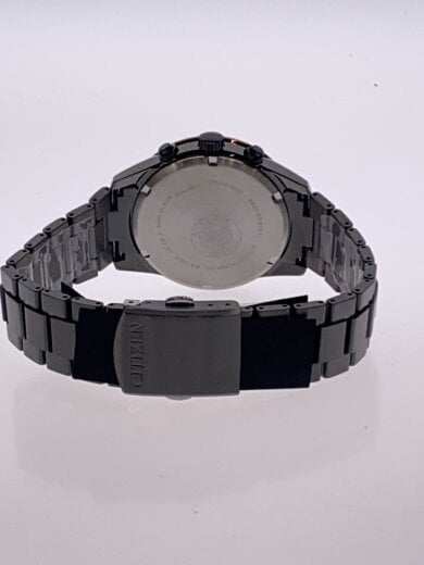 商品画像：ソーラー腕時計/アナログ/ステンレス/BLK/SLV/E820-S125251 4