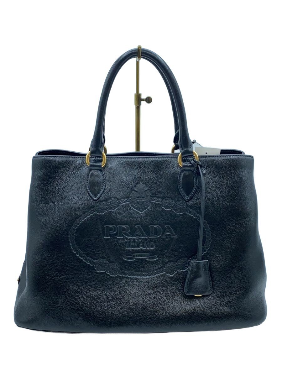 PRADA / トートバッグ/牛革/BLK/1BA579