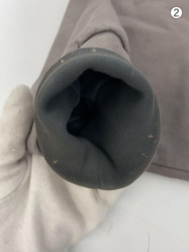 商品画像：ジップパーカー/M/コットン/GRY/着用感有 9