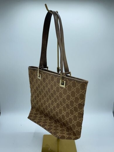 商品画像：ハンドバッグ/--/BRW/総柄/002・1099/内側汚れ有/スレ有/状態考慮 2