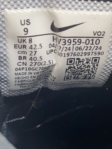 商品画像：エア フォース 1 LOW GORE-TEX/27cm/BLK 5