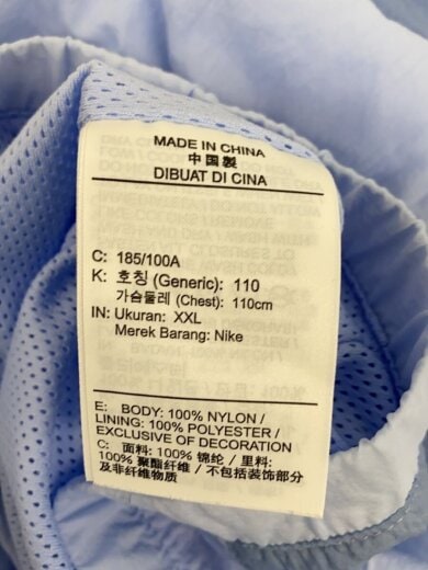 商品画像：ジャケット/XL/ポリエステル/BLU/無地/DX9368-425 4