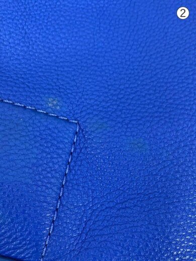 商品画像：ショルダーバッグ/レザー/BLU/無地 8